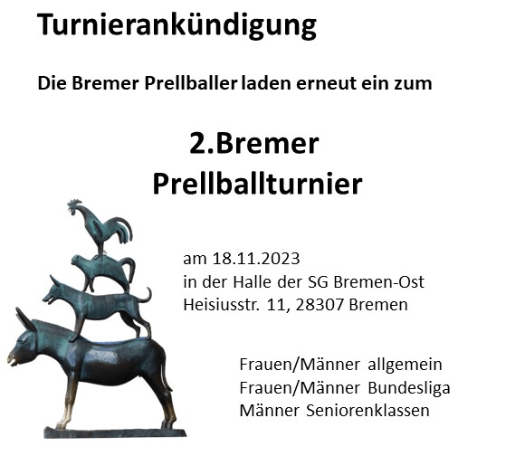 2. Bremer Prellball Turnier